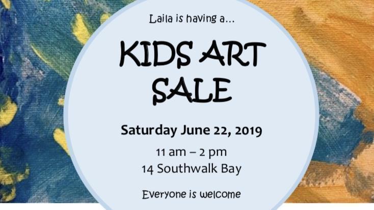 Laila's Kids Art Sale